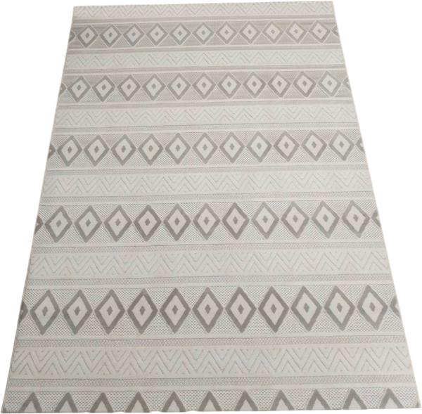 Ковер Radjab Carpet Сканди Сизаль Прямоугольник 10926C / 12249RK (3x4, Grii/Krem)