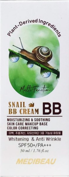 BB-крем Medibeau Snail BB Cream SPF 50+/PA+++ (50мл)
