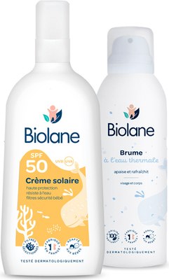 

Набор косметики для тела, Солнцезащитный крем SPF 50 200мл+Термальная вода 150мл