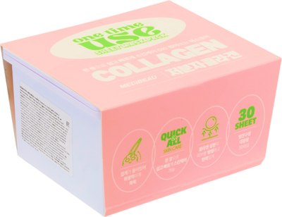 Набор масок для лица Medibeau One Time Use Collagen Sheet Mask Pack с коллагеном (30шт) - 