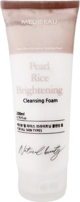 Пенка для умывания Medibeau Pearl Rice Brightening Cleasing Form с экстрактом жемчуга и риса (200мл) - 