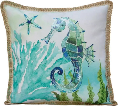 Чехол на подушку Arya Triton / 8680943255488 (белый/голубой) - 