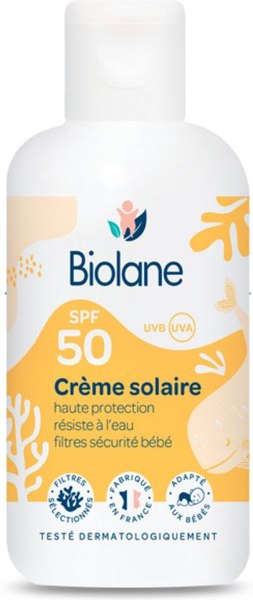 Крем солнцезащитный Biolane SPF50 детский (100мл)