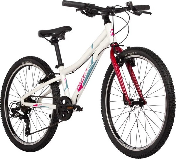 Велосипед Novatrack Novara 24 / 24AHV.NOVARA.10WT5 (10, белый, разобранный, в коробке)