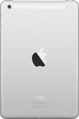 Планшет Apple iPad Mini 3 128Gb 4G / MGJ32TU/A (серебристый) - вид сзади