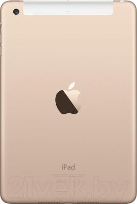 Планшет Apple iPad Mini 3 128Gb 4G / MGYU2TU/A (золотой) - вид сзади