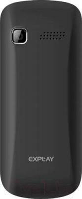Мобильный телефон Explay Simple (черный) - вид сзади