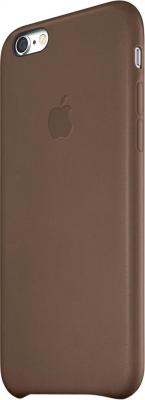 Чехол-накладка Apple iPhone 6 Leather Case MGR22ZM/A (коричневый) - вполоборота