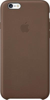 Чехол-накладка Apple iPhone 6 Leather Case MGR22ZM/A (коричневый) - общий вид