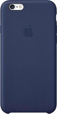 Чехол-накладка Apple iPhone 6 Leather Case MGR32 (темно-синий) - общий вид