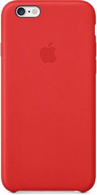 Чехол-накладка Apple iPhone 6 Leather Case MGR82ZM/A (красный) - общий вид