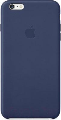Чехол-накладка Apple iPhone 6 Plus Leather Case MGQV2 (темно-синий) - общий вид
