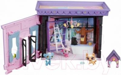Кукольный домик Hasbro Littlest Pet Shop Стильный Зоомагазин (A7322) - с открытой дверцей