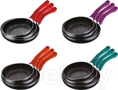 Набор сковородок Peterhof PH-15443 - возможные цвета ручек