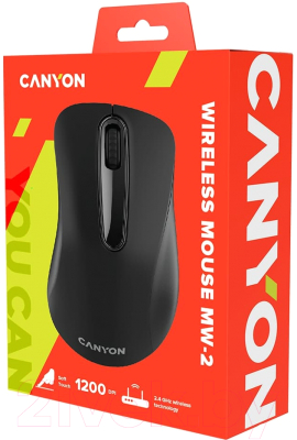 Мышь Canyon MW2 / CNE-CMSW2 (черный)