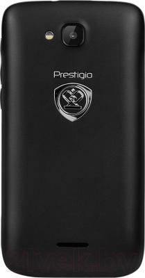 Смартфон Prestigio MultiPhone 3404 Duo (Black) - вид сзади