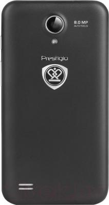 Смартфон Prestigio MultiPhone 3450 Duo (черный) - вид сзади