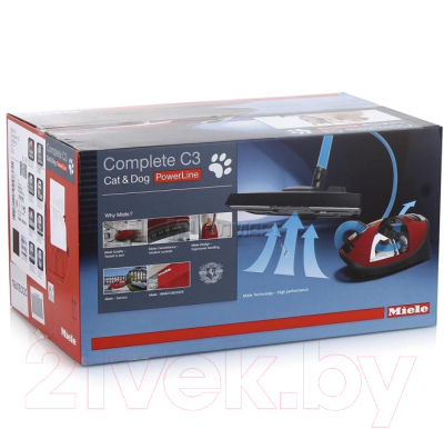 Пылесос Miele SGEA0 Complete C3 Cat&Dog (Blackberry Red)