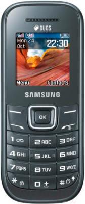 Мобильный телефон Samsung E1202 (серый) - общий вид
