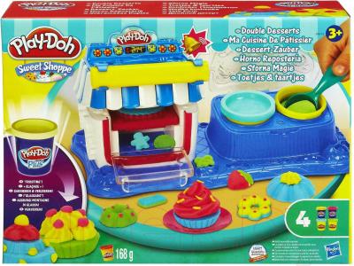 Набор для лепки Hasbro Play-Doh Двойные десерты (A5013) - упаковка