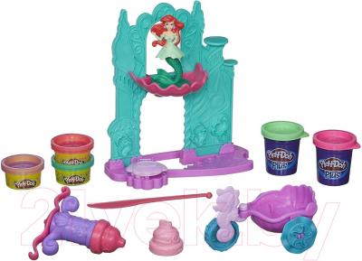 Набор для лепки Hasbro Play-Doh Замок и карета Ариэль (A7396) - общий вид