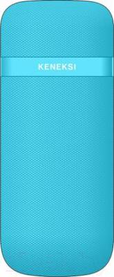 Мобильный телефон Keneksi E2 (голубой) - вид сзади