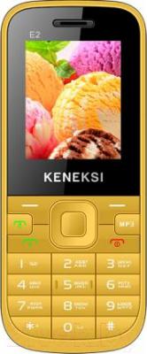 Мобильный телефон Keneksi E2 (желтый) - общий вид