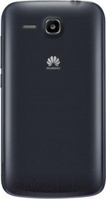Смартфон Huawei Ascend Y600 (черный) - вид сзади