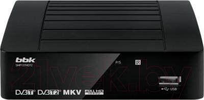 Тюнер цифрового телевидения BBK SMP137HDT2 (черный) - общий вид