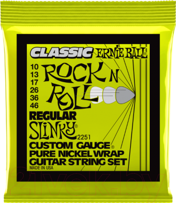 Струны для электрогитары Ernie Ball 2251