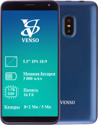 Смартфон Venso СХ-551 (синий)
