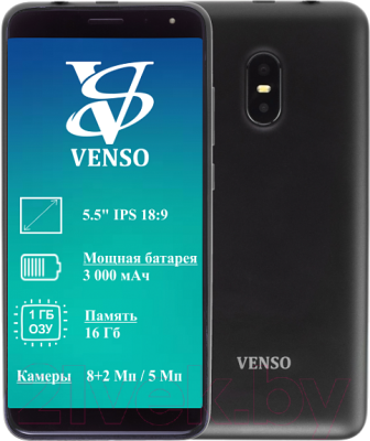 Смартфон Venso СХ-551 (черный)