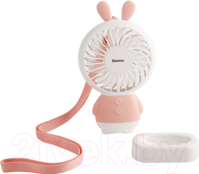 Вентилятор Baseus Exquisite Rabbit / CXRAB-04 (розовый)
