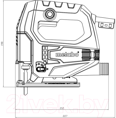 Профессиональный электролобзик Metabo STEB 65 Quick (601030500)