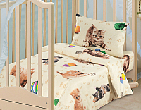 Комплект постельный для малышей АртПостель Усатый-полосатый 130 - 