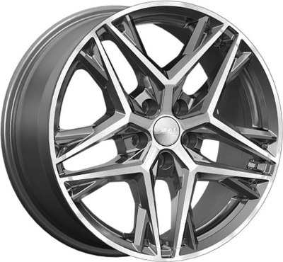 

Литой диск, Челси 18x8" 5x114.3мм DIA 63.35мм ET 44мм Алмаз графит
