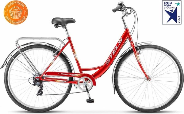 Велосипед STELS Legenda 390 V 28 (20, красный, разобранный, в коробке)