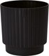 Кашпо Formplastic Mika Cyli Petit Eco / FP-5285-084 (глубокий черный) - 