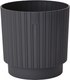 Кашпо Formplastic Mika Cyli Petit Eco / FP-5290-014 (антрацитовый) - 