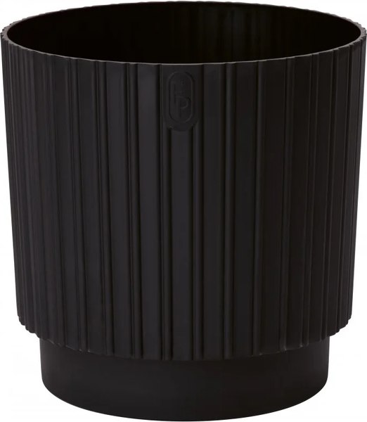 Кашпо Formplastic Mika Cyli Petit Eco / FP-5290-084 (глубокий черный)