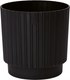 Кашпо Formplastic Mika Cyli Petit Eco / FP-5290-084 (глубокий черный) - 