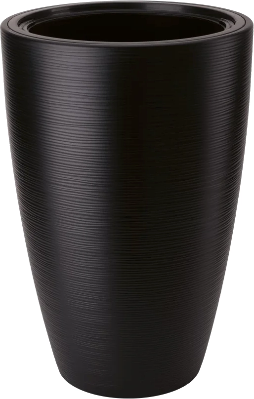 Кашпо Formplastic Gobi Slim / FP-5250-084 (глубокий черный)