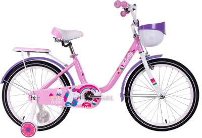 Детский велосипед Tech Team Melody 20 / NN013869 (розовый/фиолетовый) - 