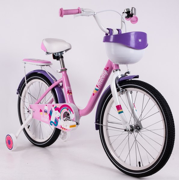 Детский велосипед Tech Team Melody 20 / NN013869 (розовый/фиолетовый)