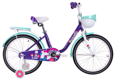 Детский велосипед Tech Team Melody 20 / NN013870 (фиолетовый/бирюзовый) - 