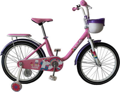 Детский велосипед Tech Team Melody 16 / NN013861 (розовый/фиолетовый, разобранный, в коробке) - 