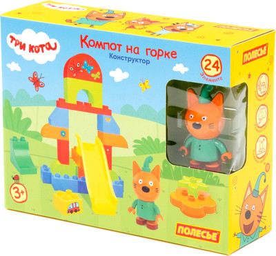 

Конструктор, Макси Три кота. Компот на горке / 77209