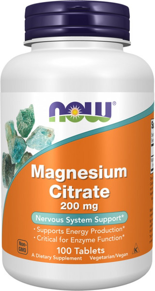 Минерал NOW Foods Magnesium Citrate 200mg