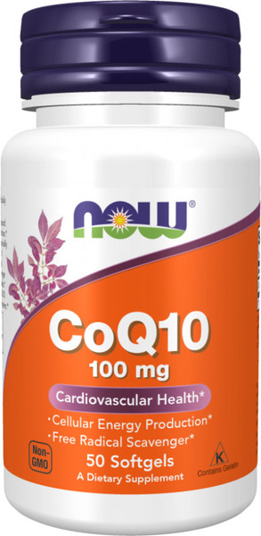 Коэнзим NOW Foods CoQ10 100mg