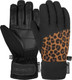 Перчатки лыжные Reusch Beatrix R-Tex Xt Junior / 6361277_7054 (р.5.5, Black/Brown Leopard) -